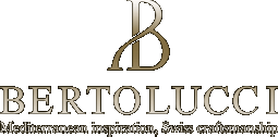 Logo BERTOLUCCI - Mediterranean inspiration, Swiss craftsmanship